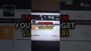 5 Ide Konten Youtube Target Luar Negeri #idekontenyoutube #idekonten #youtuberpemula