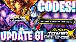 ✨*UPD 6* All LATEST UPDATE 6 CODES FOR ASTD X! ROBLOX ALL STAR TOWER DEFENSE X CODES