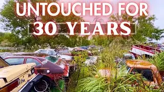 These Old Cars have been Stacked for DECADES! Time to Bring in the Crusher!
