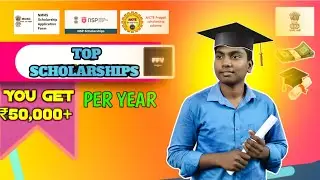 Top Scholarships in India! 💰 Get ₹50,000+ Per Year || IN TELUGU || @FactflowVlogss