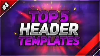 📸 TOP 5 FREE Twitter Header Templates #3 | FREE DOWNLOAD!