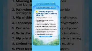 10 Early Signs of Poor Hip Joint Function After 60 (Don&rsquo;t Ignore These!)