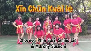 Xin Chun Khuai Le - Happy Chinese New Year Line Dance ( Demo & Count )
