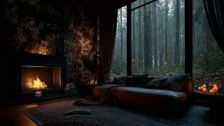 Sleep to Gentle Forest Rain (3 Hours) 🌙 Stress Relief & Cozy Night