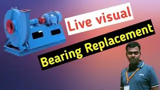 Airslide blower bearing replace/How to change bearing of blower fan/Live  visual Of bearing replace/