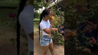 Shenseea schools Dj Khaled on the right way to peel and eat a mango Caribbean Style