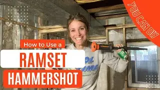 Как использовать Ramset HammerShot для отделки/каркаса подвала