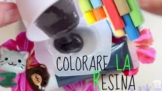 Come colorare la resina con i gessetti e con i coloranti alimentari!