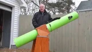 How a homemade telescope works