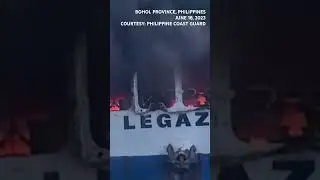 Ferry boat on fire in Philippines: All 120 people onboard safely evacuated, no casualties reported