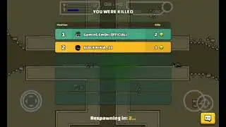 @BLACKNINJA_10 VS @dora_king_10 1VS1 Challenge Gameplay || #minimilitia #blackninja_10