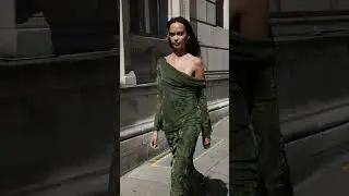 Rare London | Olive Green Velvet Maxi Dress | Fallen Shoulder | Autumn Winter Style | OOTN