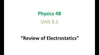 Review of Electrostatic Equilibrium