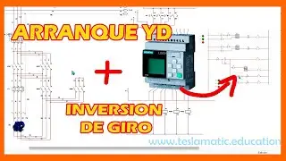 👉 Programación LOGO! 8 Siemens ARRANQUE YD + INVERSION GIRO |@Teslamatic