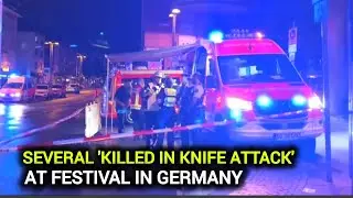 Several killed in knife attack in Solingen Germany