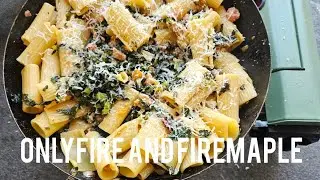 Camp dinner with firemaple and onlyfire