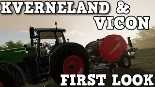 KVERNELAND & VICON NEW DLC FIRST LOOK | Farming Simulator 19