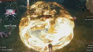 The Witcher 3 - Max Quen Sign Level 4 - Killing without lifting a sword