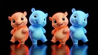 Cute 3D Animated Animals Funny Characters Panda Penguin Tiger and Friends
