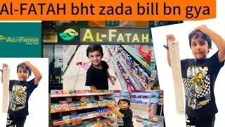 AL-FATAH store Lahore# Grocery Shopping Vlog #alfatah bht zada bill bn gya 😳 #@alfatahofficalpk