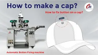 How to make a cap?| semi-finished button(Automatic cap button fixing machine -CB-302F)