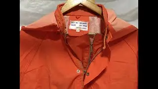 RUBBERIZED RAINSUIT JACKET+PANTS ORANGE RARE VTG REGENANZUG GUMMIJACKE GUMMIHOSE SOFT RUBBER + NYLON