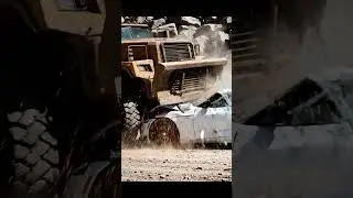 Car hit😭😢 with Dumper Truck #automobile #music #aivideo #comedyroast #shorts #hollywood #catchy #fun