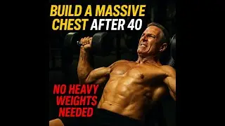 Build a MASSIVE Chest After 40 (WITHOUT Heavy Weights!) | Follow This Science-Based Routine