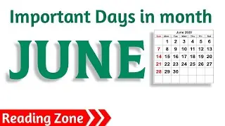 Important Days in June