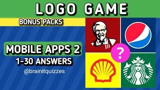 Logo game, bonus packs answers || Mobile apps 2 #logogame
