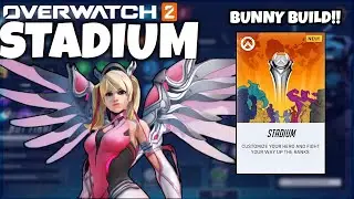 BEST Mercy Stadium Build - GUARDIAN BUNNY?! - Szn 16 Overwatch 2   #overwatch2 #ow2stadium #mercy