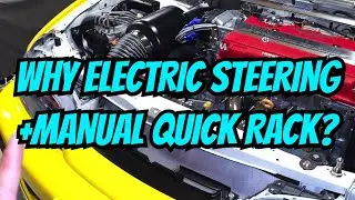 EG TO DC ELECTRIC STEERING RACK! | #OMGBUILDS