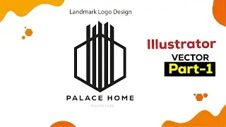How to Creat Landmark logo Design | Easy| Vector.