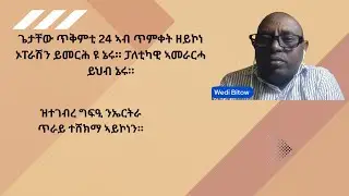 ጻንሒት ምስ ናይ ፓለቲካ ኣክቲቪት ኣረጋይ ገብረክርስቶስ ኣብ ዛዕባ ጌታቸው ረዳ ዝሃቦ ኣዛራቢ ቃለ መሕትትን