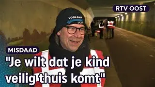 Huub bewaakt al jaar gevaarlijke fietstunnel Enschede | RTV Oost
