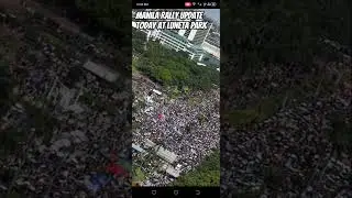Manila Rally Update today at Luneta Park Anti-Corruption Rally #rally #philippines #manila