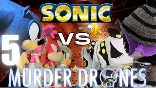 Sonic Plush: SONIC VS  MURDER DRONES - S1 E5: Absolute Destruction (Donnie Plush Productions)