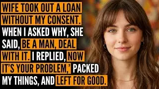 She Signed a Loan Behind My Back. When I Confronted Her, She Said, ＂Be a Man＂ I Said, ＂Fine—Be Alone
