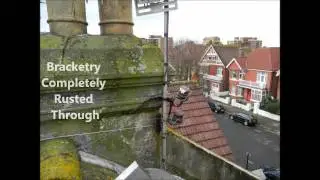 Digital TV Aerial Before and After Installed in Hove By Doddington Aerials & Satellites