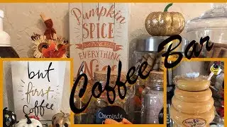 Fall DIY Coffee Bar/Coffee Station/Drink Station
