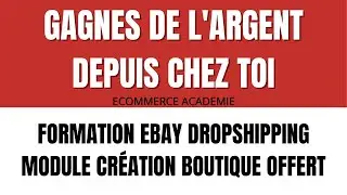 Formation Ebay Dropshipping pour hacker ton revenu mensuel