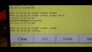IZ8DEP CALLING in RTTY RadioTeleType on 20 meters!!! 