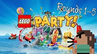 We Play Lego Party Rounds 1-5 | A Very Angry Party!