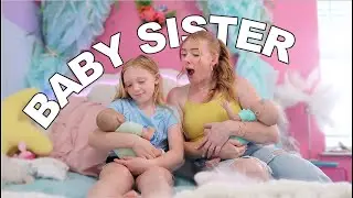 Meeting my daughter's NEW baby sister.... 🥹