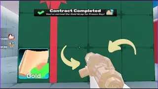 I unlocked the gold wrap on the freeze ray