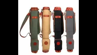 Luxury Vintage Golf Bag for Travel & Style | TOURBON Canvas & Leather Carry Case Review