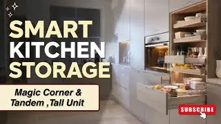 Kitchen Storage Accessories &ndash; Magic Corner, Tandem, Tall Unit | Craftatoz