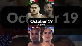 Полуфинал Гран-при WBC по боксу | Данте Стоун против Кевина Рамиреса | 19 октября | DAZN. #boxing...