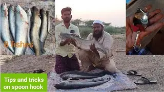 Pathan fishes 🐠 tips and tricks on spoon hook fishing 🎣🎣