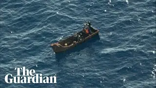 Four people rescued and more than 40 feared dead after boat sinks in Mediterranean